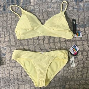 Pastel yellow bikini